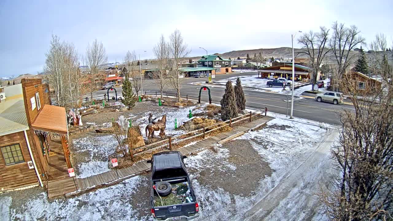 Dubois Village Downtown , U.S Highway 26 X North 1st Street X East Ram Horn Junction Live Cam - Dubois, Fremont, Wyoming, USA