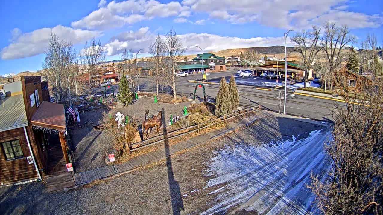 Dubois Village Downtown , U.S Highway 26 X North 1st Street X East Ram Horn Junction Live Cam - Dubois, Fremont, Wyoming, USA