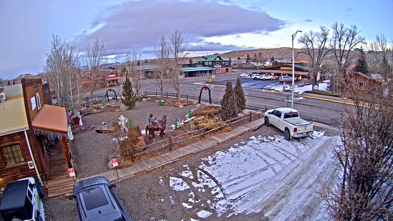 Dubois Village Downtown , U.S Highway 26 X North 1st Street X East Ram Horn Junction Live Cam - Dubois, Fremont, Wyoming, USA