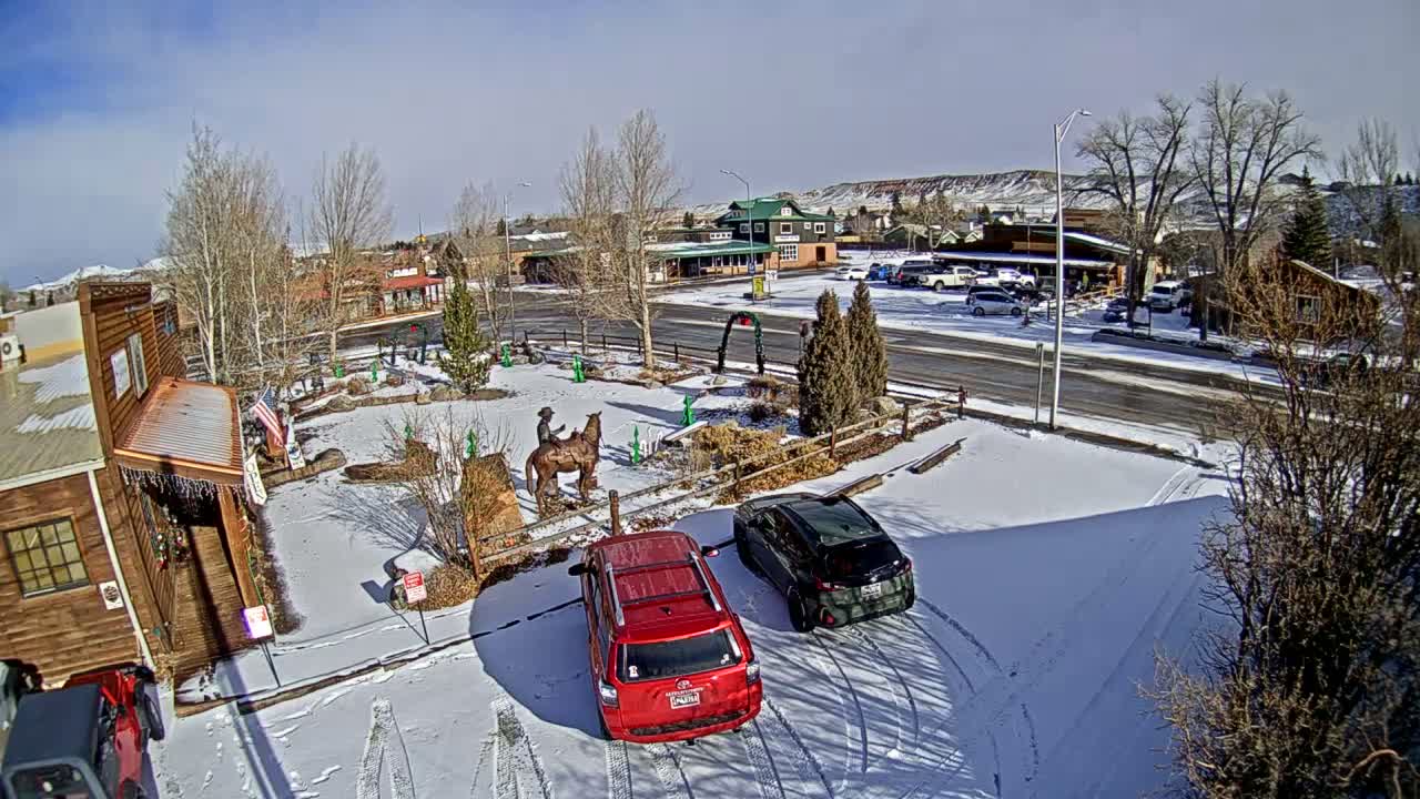Dubois Village Downtown , U.S Highway 26 X North 1st Street X East Ram Horn Junction Live Cam - Dubois, Fremont, Wyoming, USA