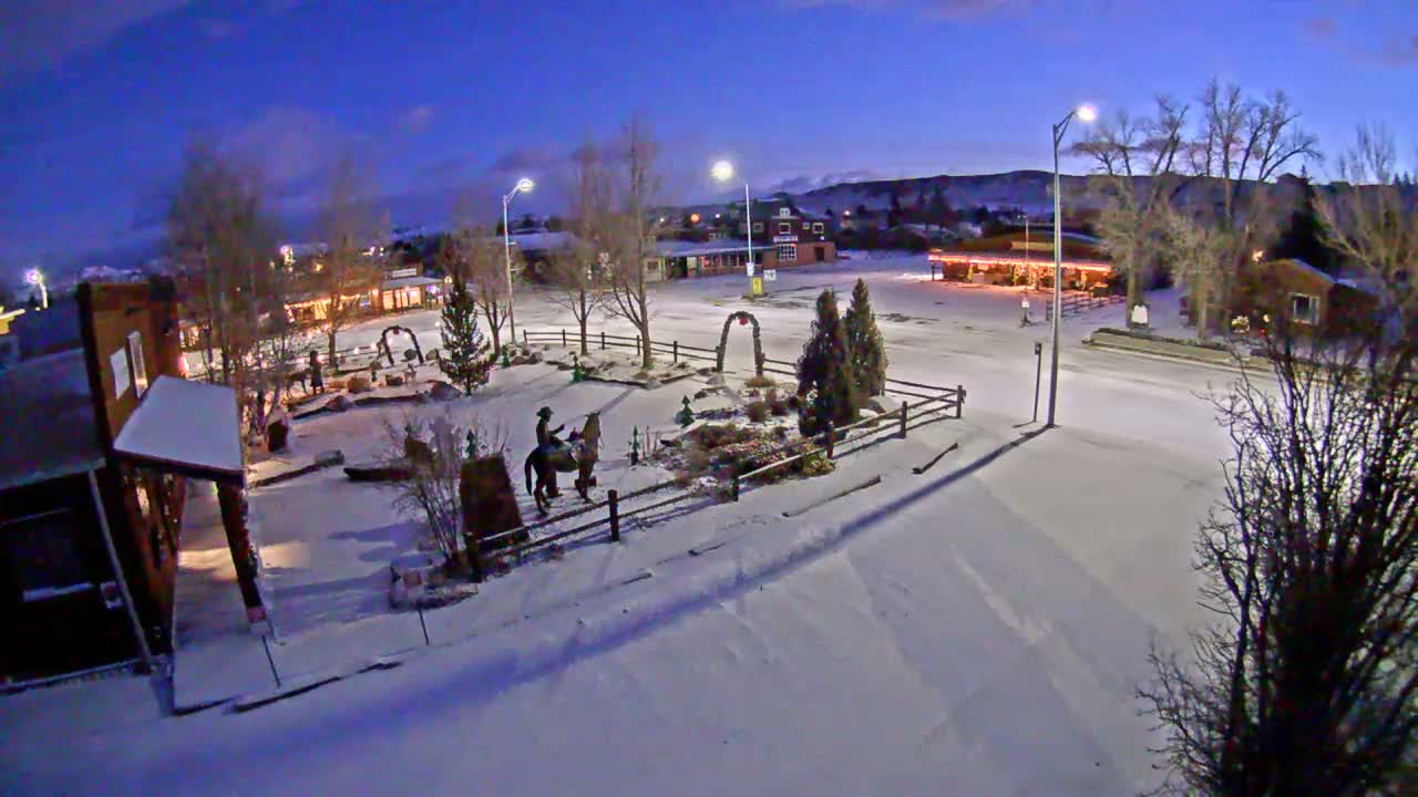 Dubois Village Downtown , U.S Highway 26 X North 1st Street X East Ram Horn Junction Live Cam - Dubois, Fremont, Wyoming, USA
