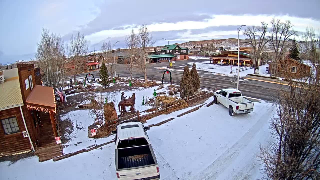 Dubois Village Downtown , U.S Highway 26 X North 1st Street X East Ram Horn Junction Live Cam - Dubois, Fremont, Wyoming, USA
