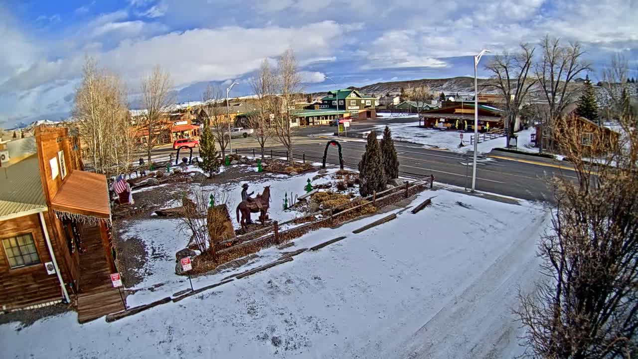 Dubois Village Downtown , U.S Highway 26 X North 1st Street X East Ram Horn Junction Live Cam - Dubois, Fremont, Wyoming, USA