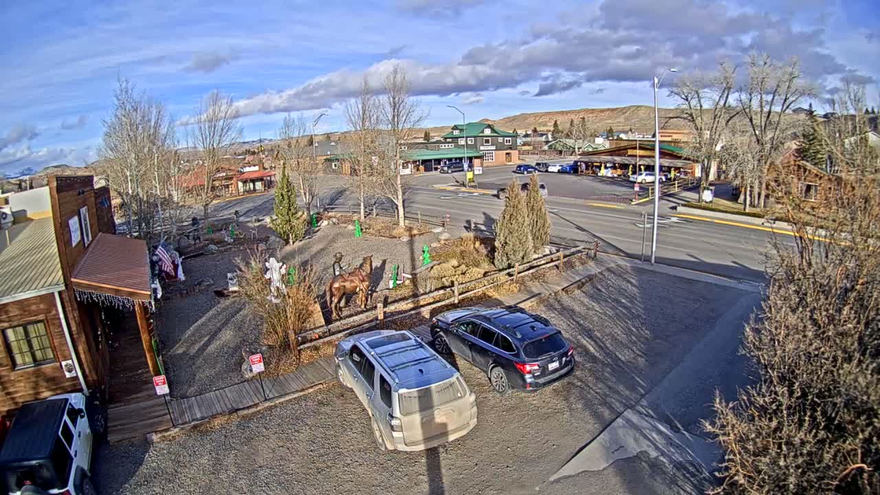 Dubois Village Downtown , U.S Highway 26 X North 1st Street X East Ram Horn Junction Live Cam - Dubois, Fremont, Wyoming, USA