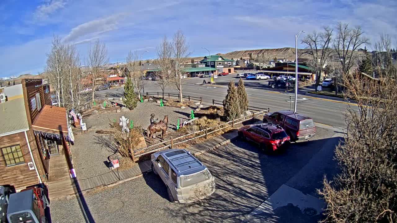 Dubois Village Downtown , U.S Highway 26 X North 1st Street X East Ram Horn Junction Live Cam - Dubois, Fremont, Wyoming, USA