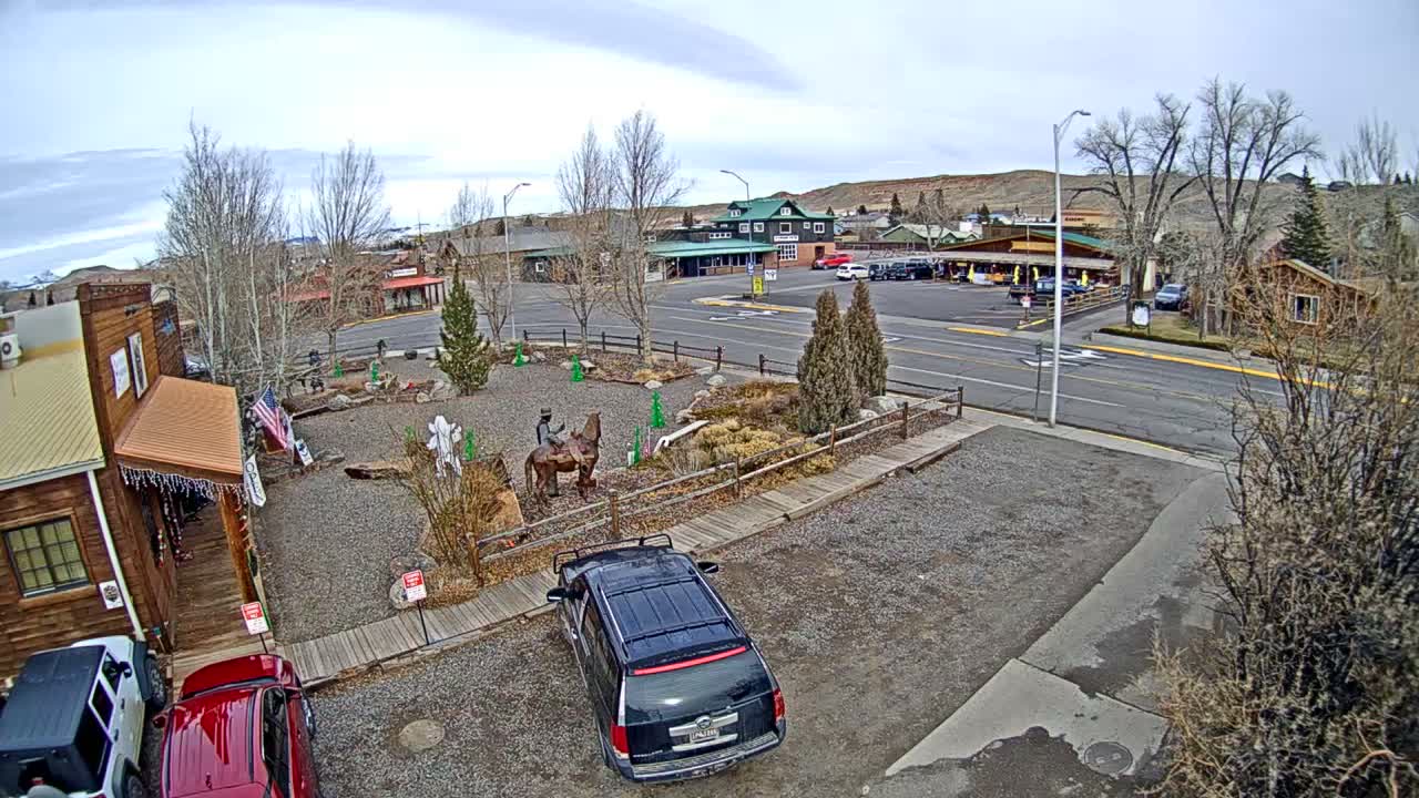Dubois Village Downtown , U.S Highway 26 X North 1st Street X East Ram Horn Junction Live Cam - Dubois, Fremont, Wyoming, USA