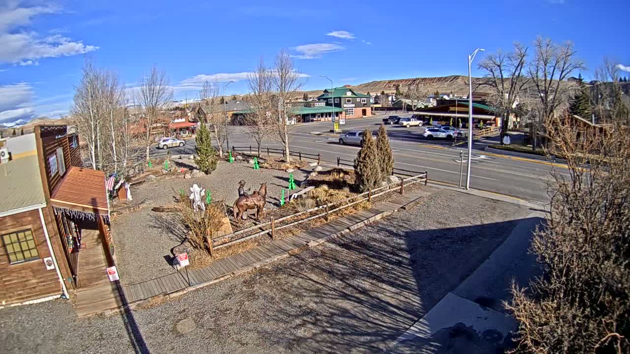 Dubois Village Downtown , U.S Highway 26 X North 1st Street X East Ram Horn Junction Live Cam - Dubois, Fremont, Wyoming, USA