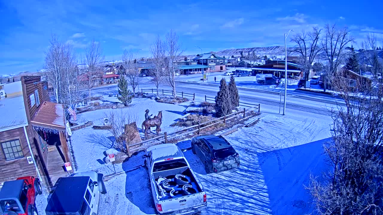 Dubois Village Downtown , U.S Highway 26 X North 1st Street X East Ram Horn Junction Live Cam - Dubois, Fremont, Wyoming, USA