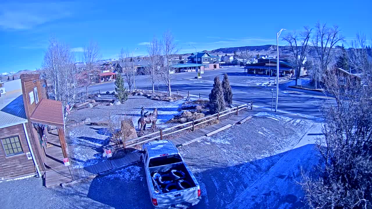 Dubois Village Downtown , U.S Highway 26 X North 1st Street X East Ram Horn Junction Live Cam - Dubois, Fremont, Wyoming, USA