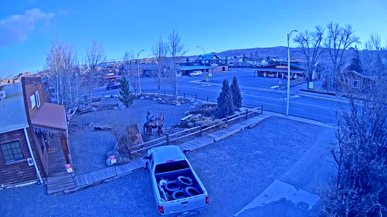 Dubois Village Downtown , U.S Highway 26 X North 1st Street X East Ram Horn Junction Live Cam - Dubois, Fremont, Wyoming, USA