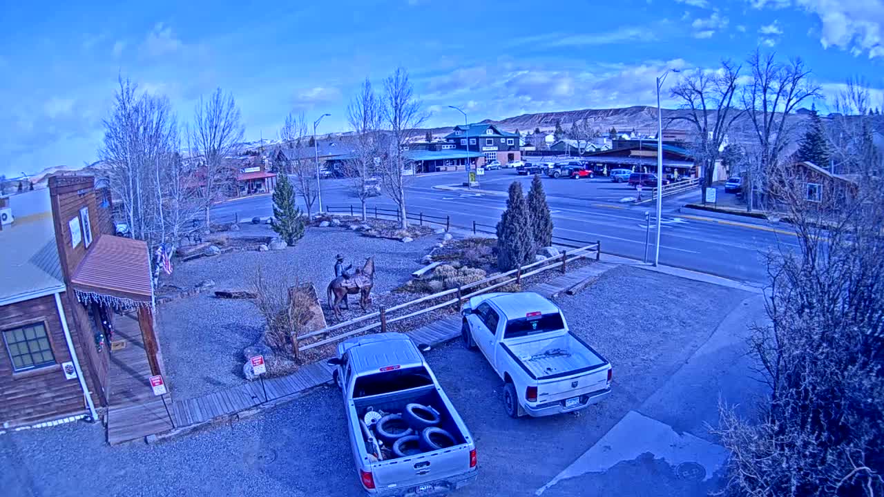 Dubois Village Downtown , U.S Highway 26 X North 1st Street X East Ram Horn Junction Live Cam - Dubois, Fremont, Wyoming, USA