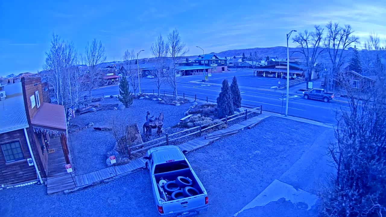 Dubois Village Downtown , U.S Highway 26 X North 1st Street X East Ram Horn Junction Live Cam - Dubois, Fremont, Wyoming, USA