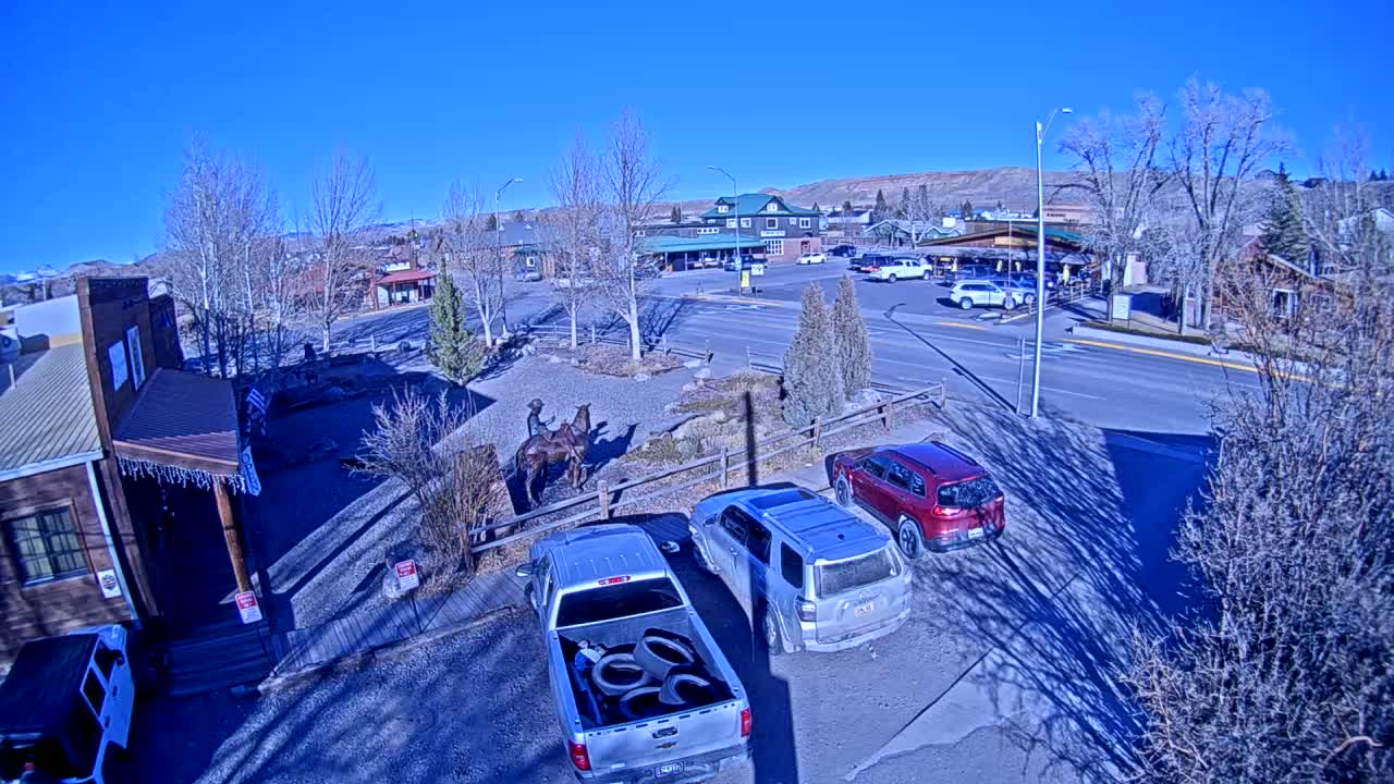 Dubois Village Downtown , U.S Highway 26 X North 1st Street X East Ram Horn Junction Live Cam - Dubois, Fremont, Wyoming, USA