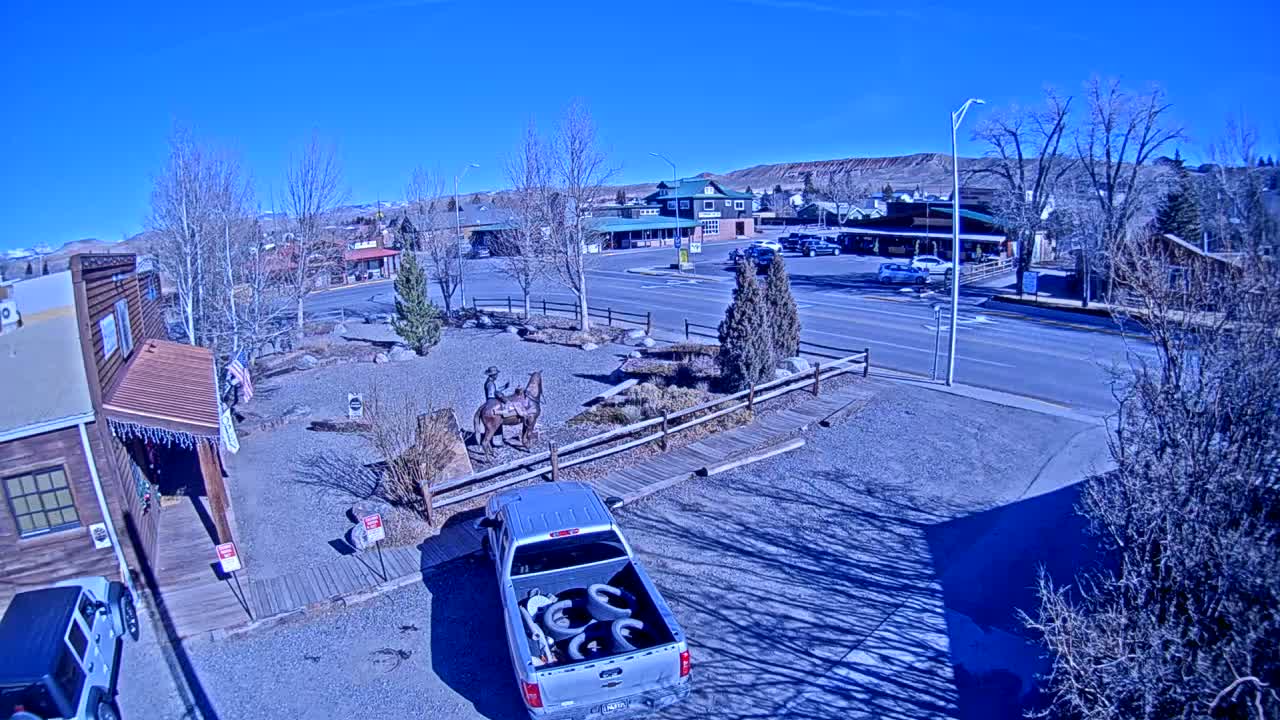 Dubois Village Downtown , U.S Highway 26 X North 1st Street X East Ram Horn Junction Live Cam - Dubois, Fremont, Wyoming, USA