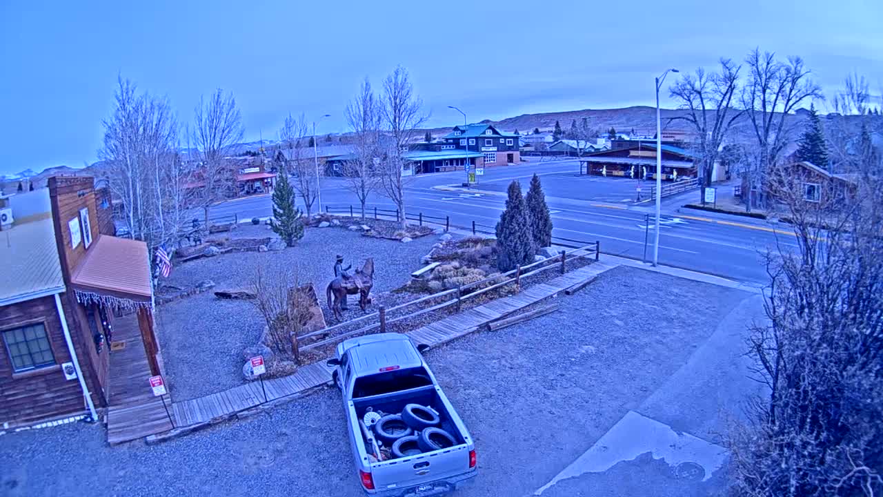 Dubois Village Downtown , U.S Highway 26 X North 1st Street X East Ram Horn Junction Live Cam - Dubois, Fremont, Wyoming, USA