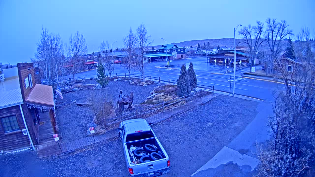 Dubois Village Downtown , U.S Highway 26 X North 1st Street X East Ram Horn Junction Live Cam - Dubois, Fremont, Wyoming, USA