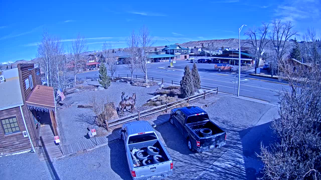 Dubois Village Downtown , U.S Highway 26 X North 1st Street X East Ram Horn Junction Live Cam - Dubois, Fremont, Wyoming, USA