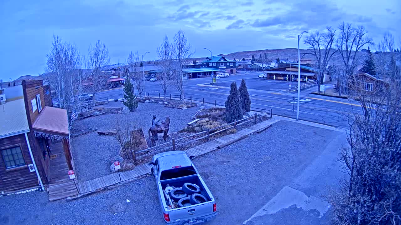 Dubois Village Downtown , U.S Highway 26 X North 1st Street X East Ram Horn Junction Live Cam - Dubois, Fremont, Wyoming, USA