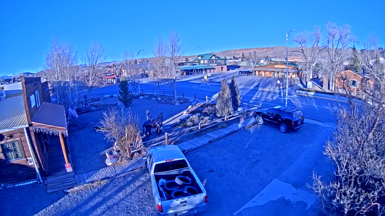 Dubois Village Downtown , U.S Highway 26 X North 1st Street X East Ram Horn Junction Live Cam - Dubois, Fremont, Wyoming, USA