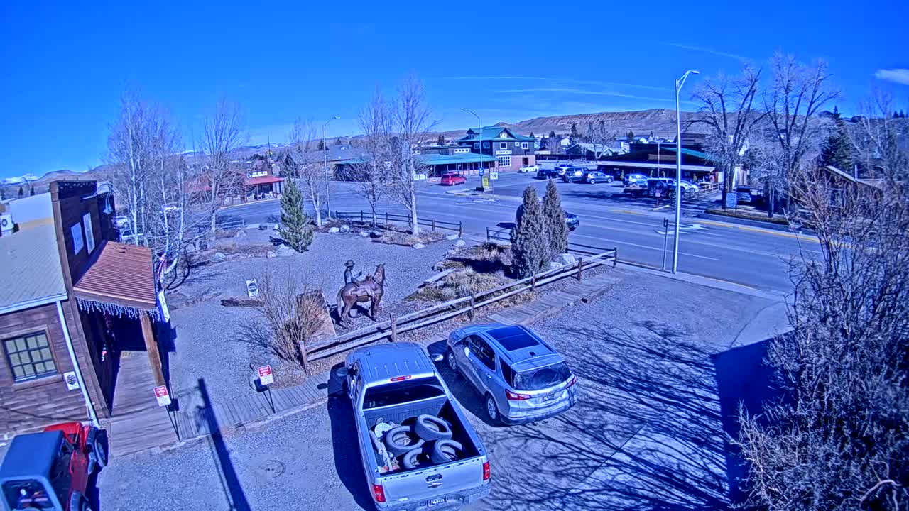 Dubois Village Downtown , U.S Highway 26 X North 1st Street X East Ram Horn Junction Live Cam - Dubois, Fremont, Wyoming, USA