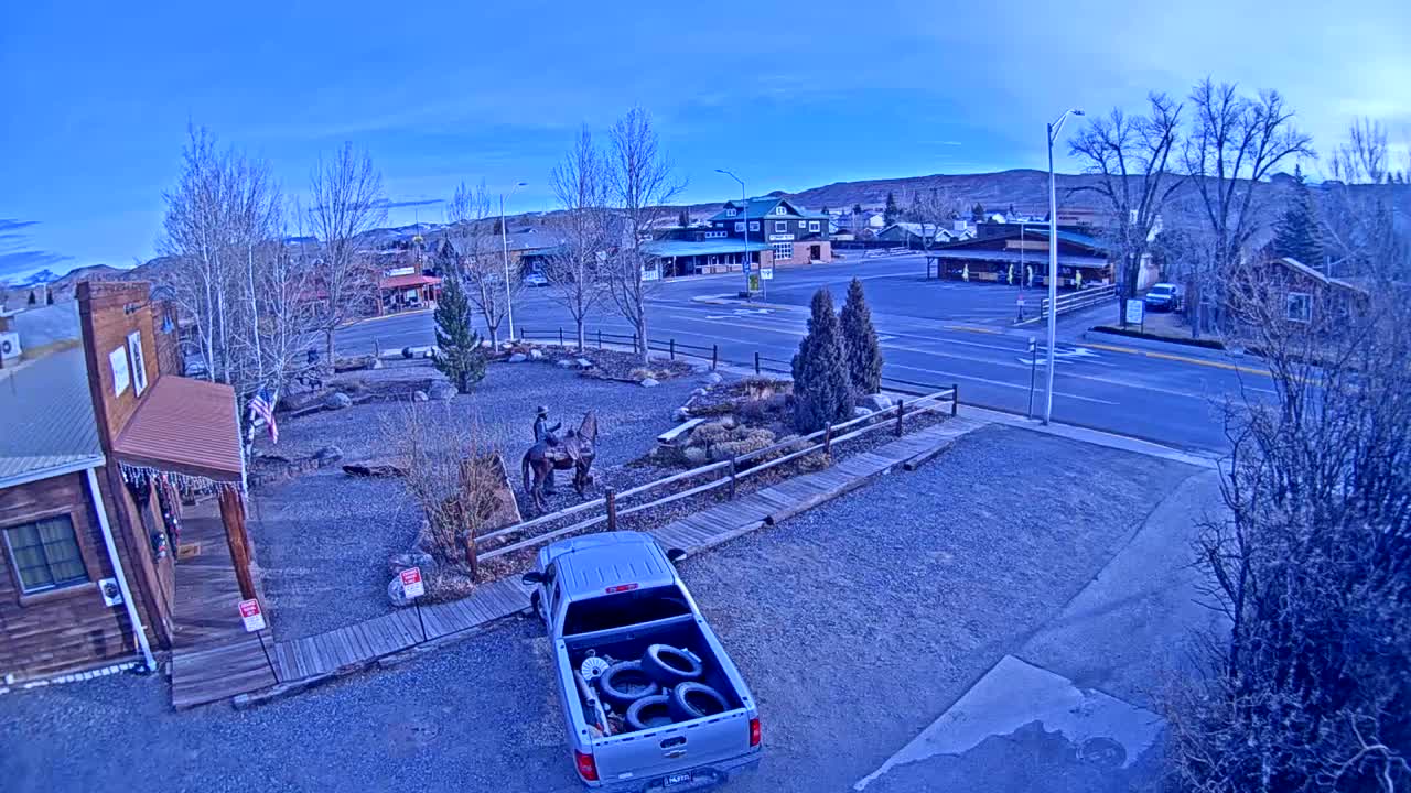 Dubois Village Downtown , U.S Highway 26 X North 1st Street X East Ram Horn Junction Live Cam - Dubois, Fremont, Wyoming, USA