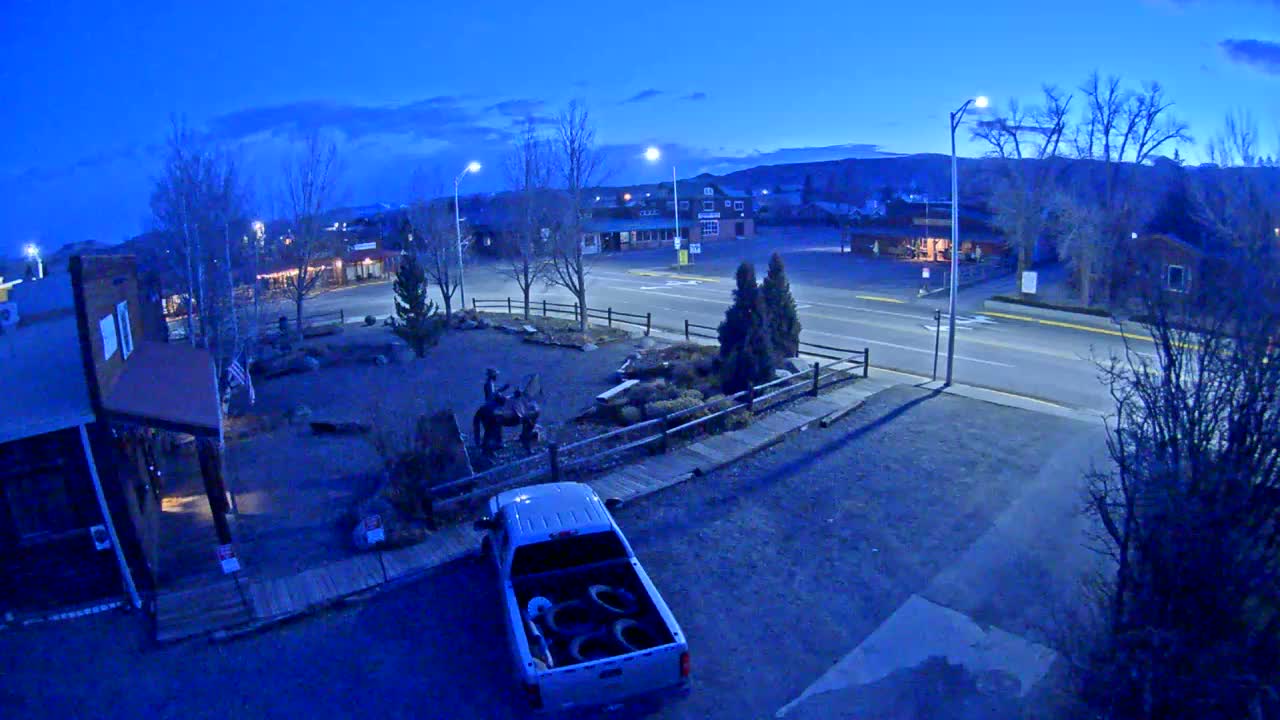 Dubois Village Downtown , U.S Highway 26 X North 1st Street X East Ram Horn Junction Live Cam - Dubois, Fremont, Wyoming, USA