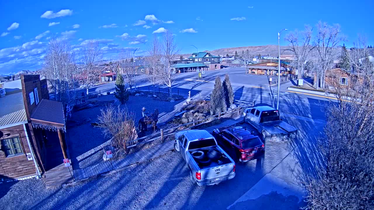 Dubois Village Downtown , U.S Highway 26 X North 1st Street X East Ram Horn Junction Live Cam - Dubois, Fremont, Wyoming, USA