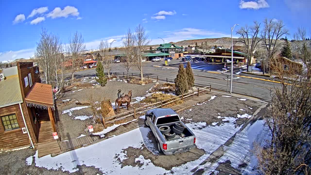 Dubois Village Downtown , U.S Highway 26 X North 1st Street X East Ram Horn Junction Live Cam - Dubois, Fremont, Wyoming, USA