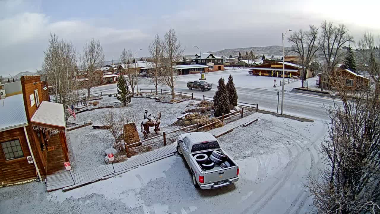 Dubois Village Downtown , U.S Highway 26 X North 1st Street X East Ram Horn Junction Live Cam - Dubois, Fremont, Wyoming, USA