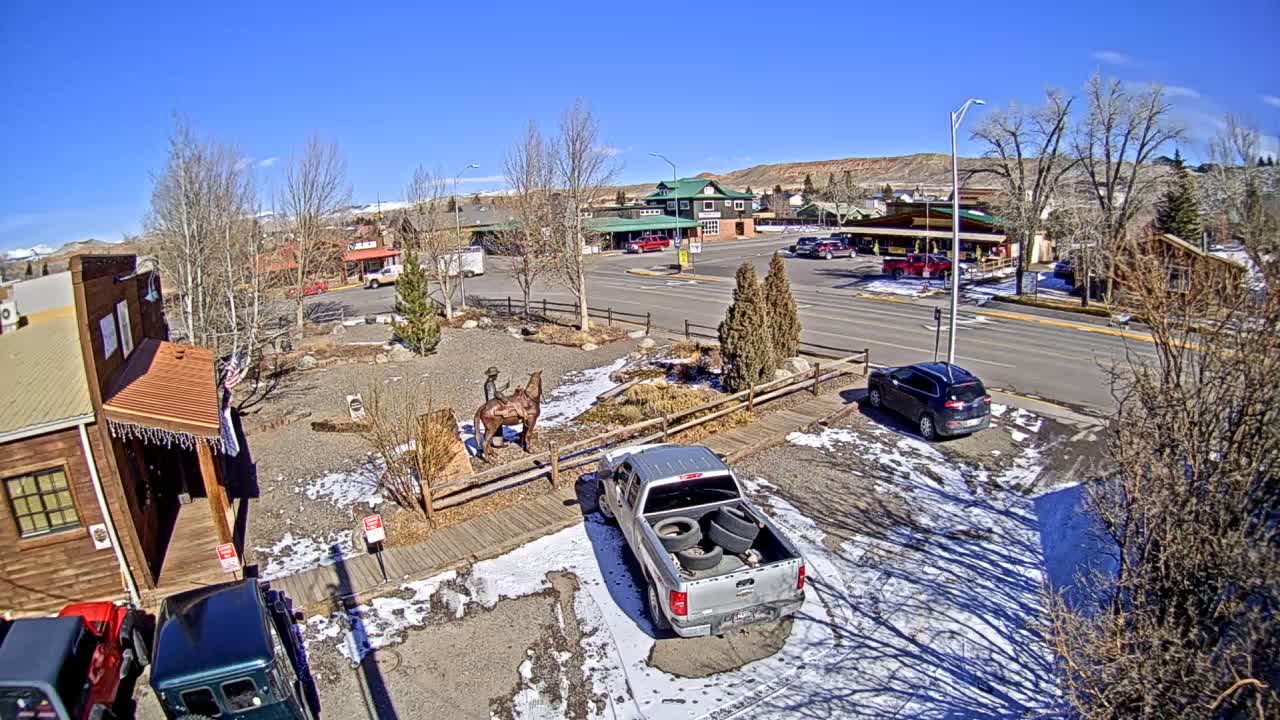 Dubois Village Downtown , U.S Highway 26 X North 1st Street X East Ram Horn Junction Live Cam - Dubois, Fremont, Wyoming, USA