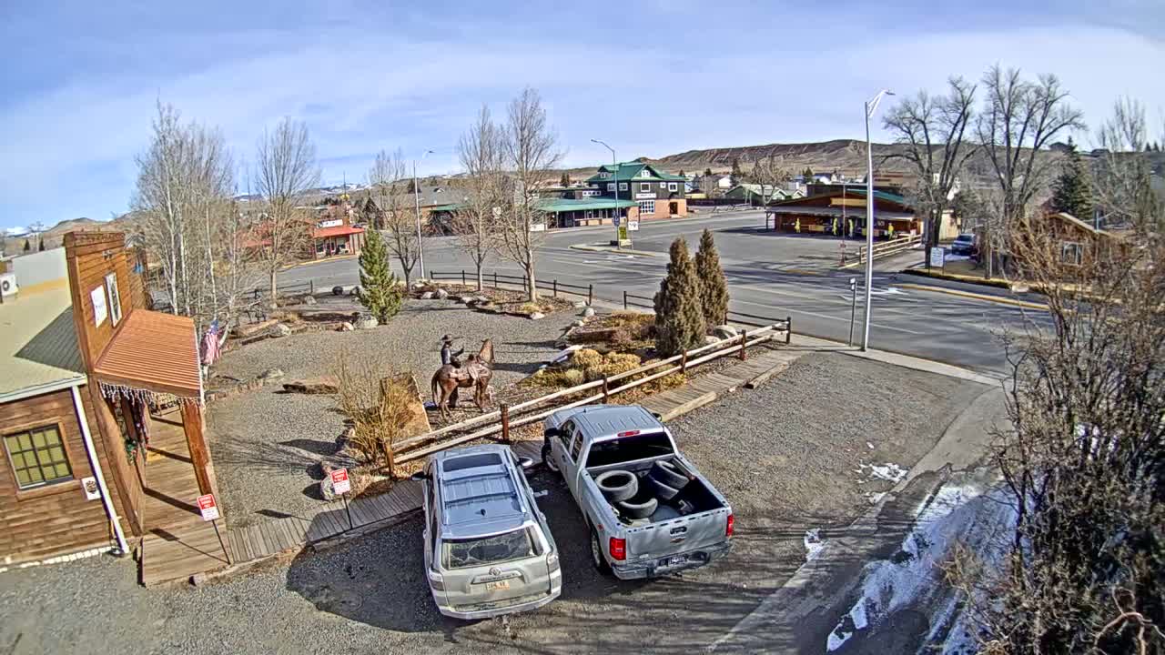 Dubois Village Downtown , U.S Highway 26 X North 1st Street X East Ram Horn Junction Live Cam - Dubois, Fremont, Wyoming, USA