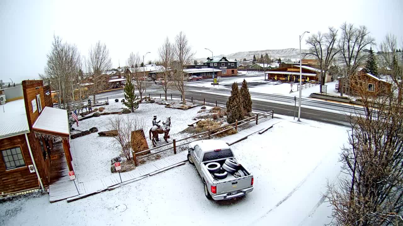 Dubois Village Downtown , U.S Highway 26 X North 1st Street X East Ram Horn Junction Live Cam - Dubois, Fremont, Wyoming, USA