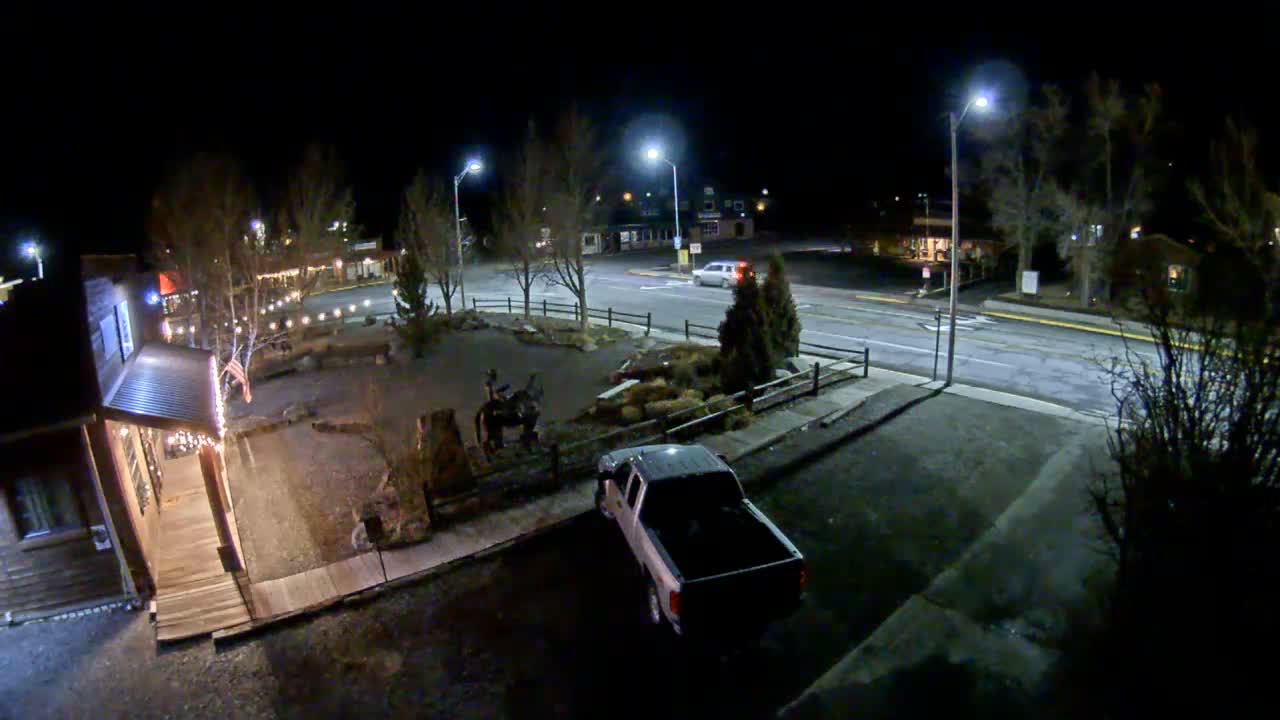 Dubois Village Downtown , U.S Highway 26 X North 1st Street X East Ram Horn Junction Live Cam - Dubois, Fremont, Wyoming, USA