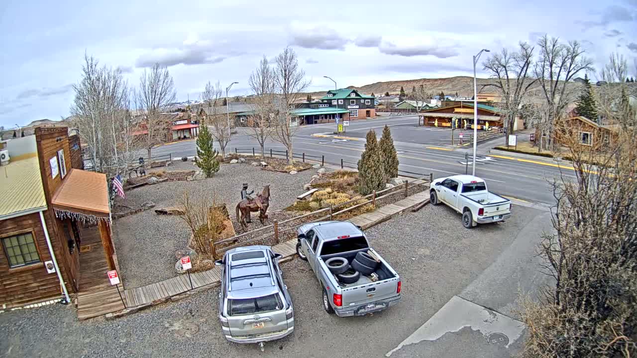Dubois Village Downtown , U.S Highway 26 X North 1st Street X East Ram Horn Junction Live Cam - Dubois, Fremont, Wyoming, USA