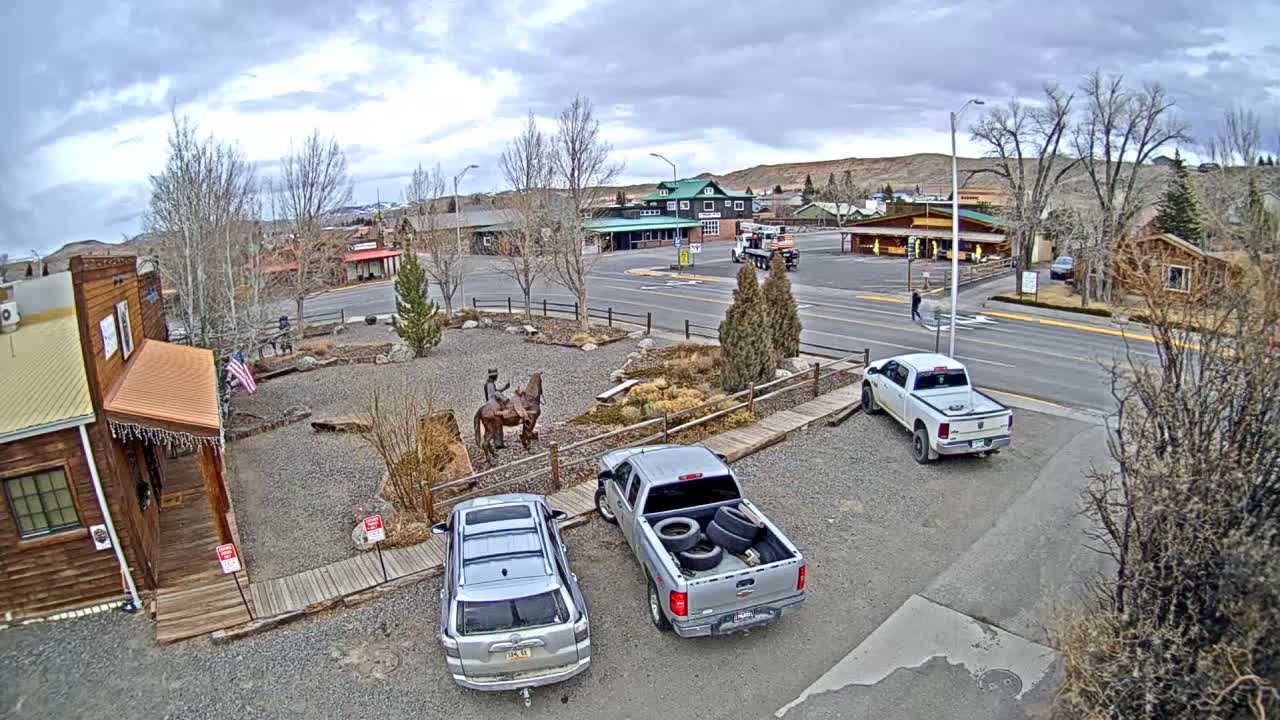 Dubois Village Downtown , U.S Highway 26 X North 1st Street X East Ram Horn Junction Live Cam - Dubois, Fremont, Wyoming, USA