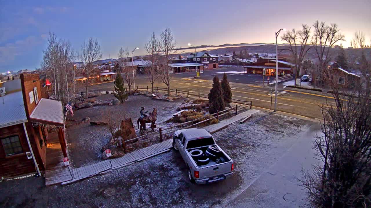 Dubois Village Downtown , U.S Highway 26 X North 1st Street X East Ram Horn Junction Live Cam - Dubois, Fremont, Wyoming, USA