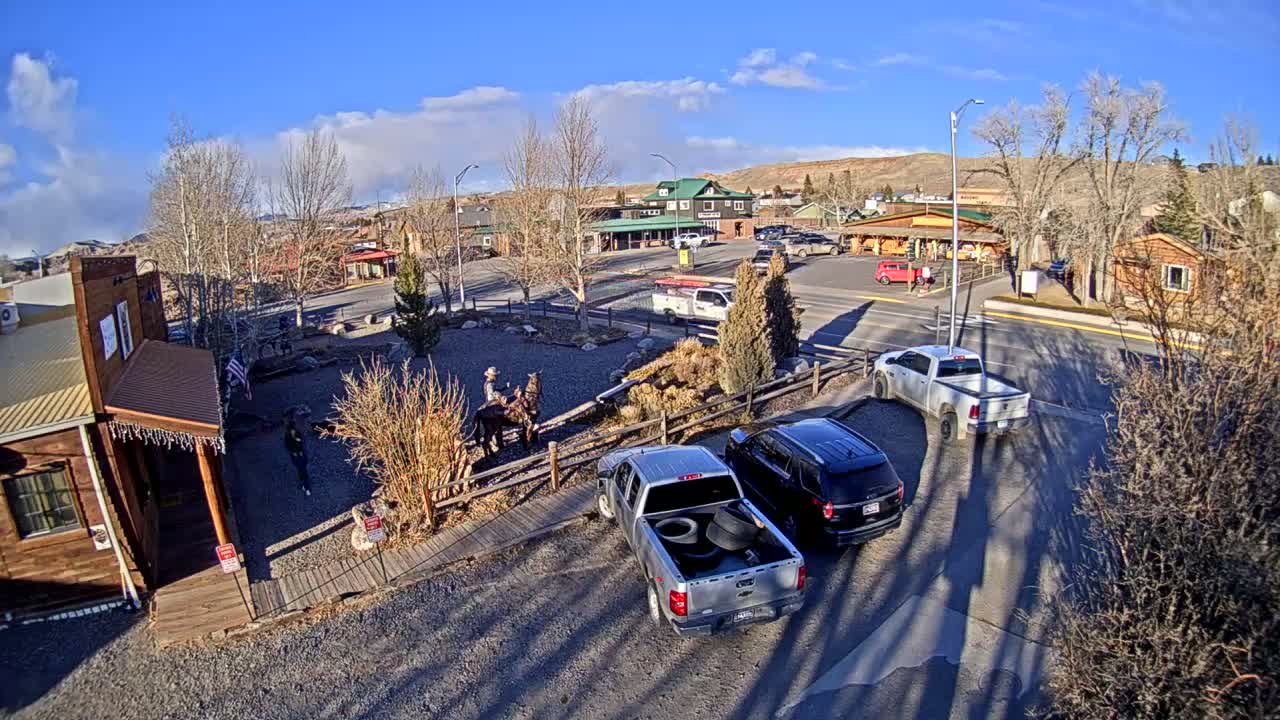 Dubois Village Downtown , U.S Highway 26 X North 1st Street X East Ram Horn Junction Live Cam - Dubois, Fremont, Wyoming, USA