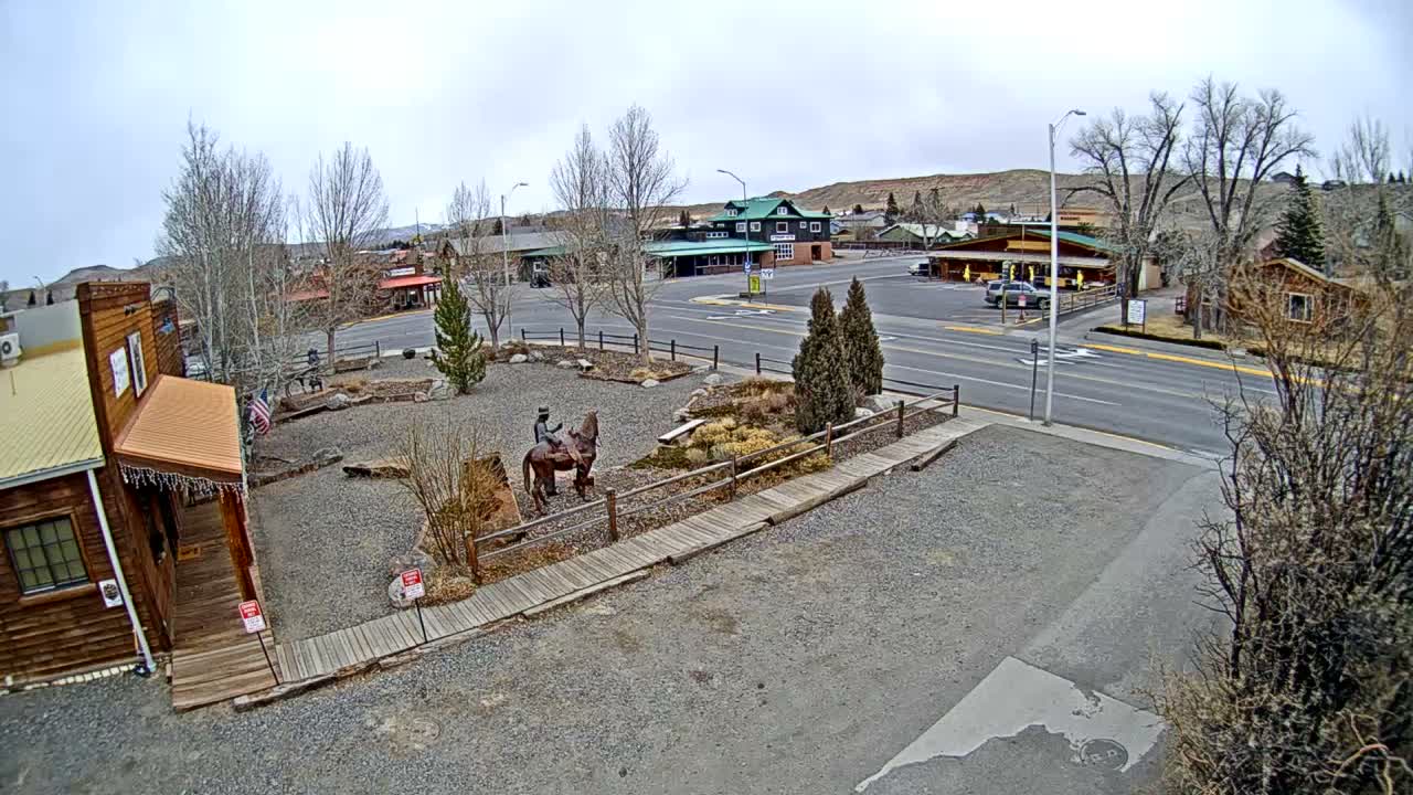 Dubois Village Downtown , U.S Highway 26 X North 1st Street X East Ram Horn Junction Live Cam - Dubois, Fremont, Wyoming, USA