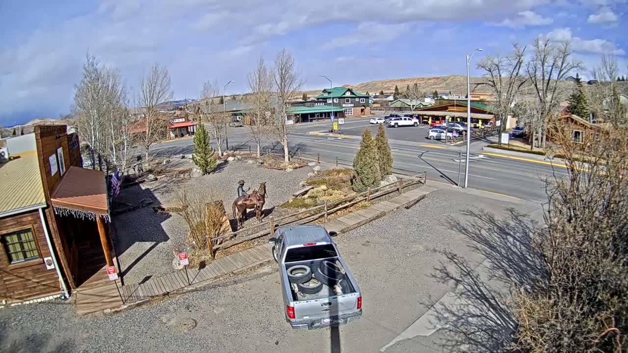 Dubois Village Downtown , U.S Highway 26 X North 1st Street X East Ram Horn Junction Live Cam - Dubois, Fremont, Wyoming, USA