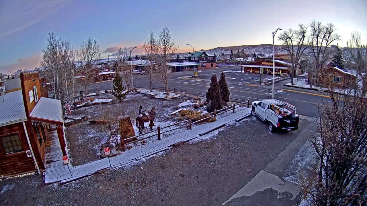 Dubois Village Downtown , U.S Highway 26 X North 1st Street X East Ram Horn Junction Live Cam - Dubois, Fremont, Wyoming, USA