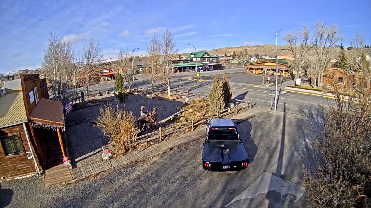 Dubois Village Downtown , U.S Highway 26 X North 1st Street X East Ram Horn Junction Live Cam - Dubois, Fremont, Wyoming, USA
