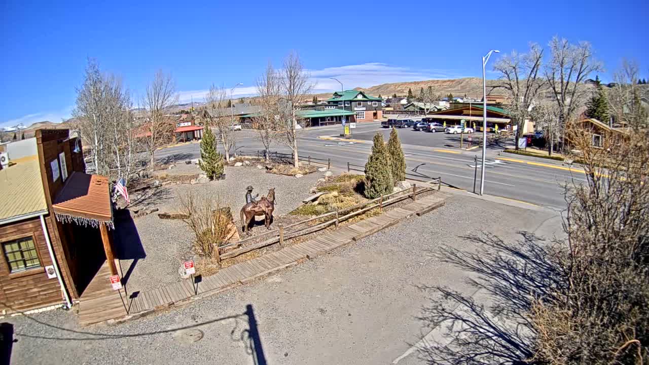 Dubois Village Downtown , U.S Highway 26 X North 1st Street X East Ram Horn Junction Live Cam - Dubois, Fremont, Wyoming, USA