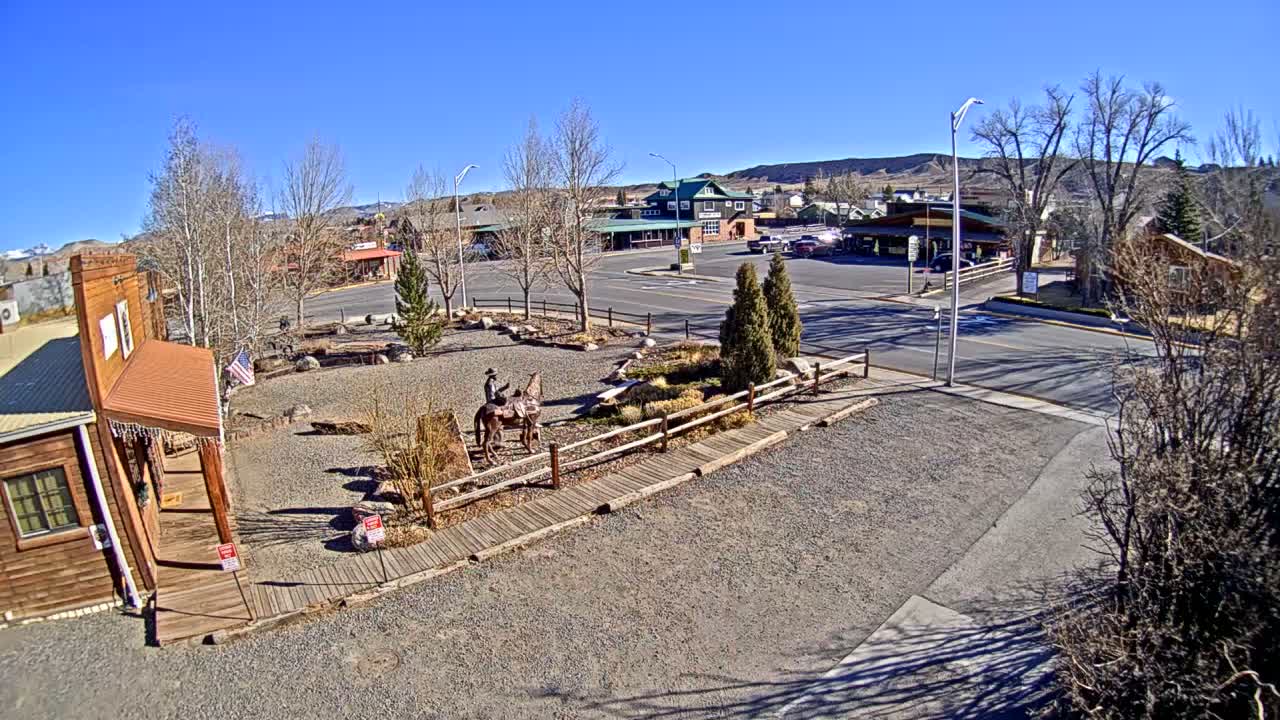 Dubois Village Downtown , U.S Highway 26 X North 1st Street X East Ram Horn Junction Live Cam - Dubois, Fremont, Wyoming, USA