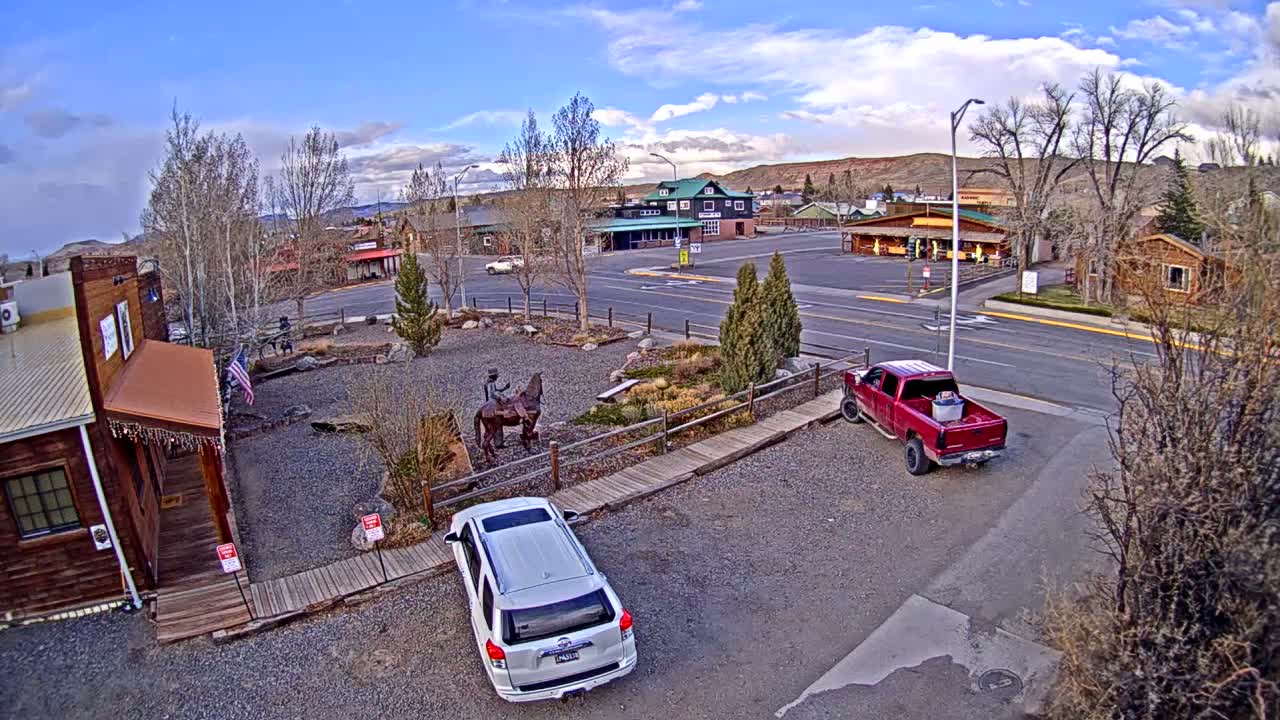 Dubois Village Downtown , U.S Highway 26 X North 1st Street X East Ram Horn Junction Live Cam - Dubois, Fremont, Wyoming, USA