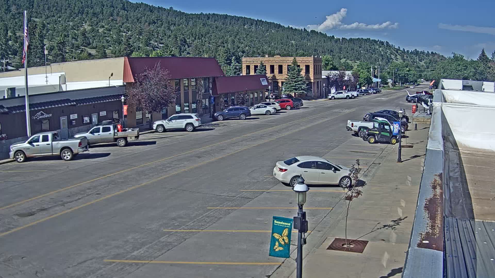 Sundance Village, East Main Street  Live Cam - Sundance, Crook, Wyoming, USA