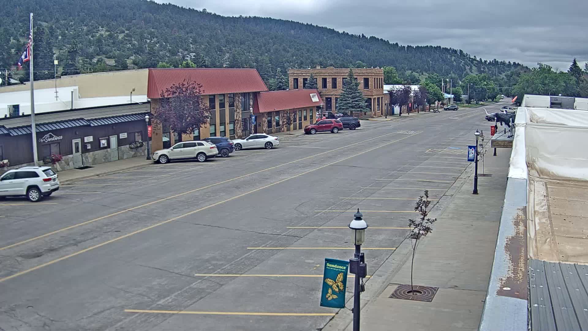 Sundance Village, East Main Street  Live Cam - Sundance, Crook, Wyoming, USA