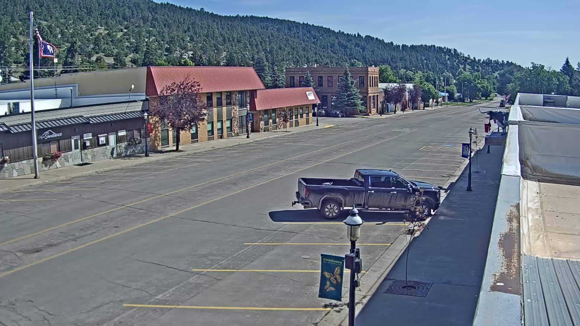 Sundance Village, East Main Street  Live Cam - Sundance, Crook, Wyoming, USA