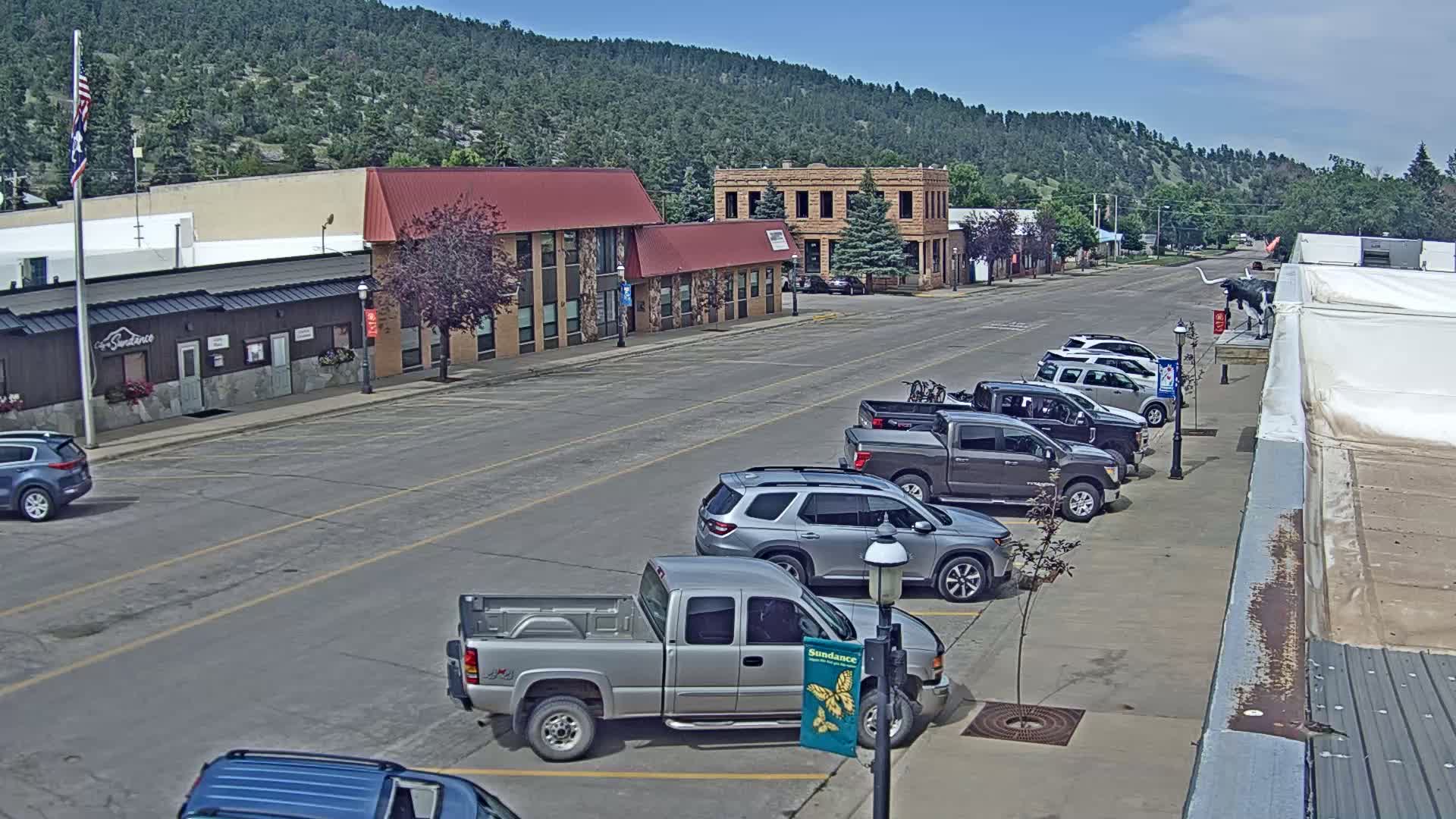 Sundance Village, East Main Street  Live Cam - Sundance, Crook, Wyoming, USA