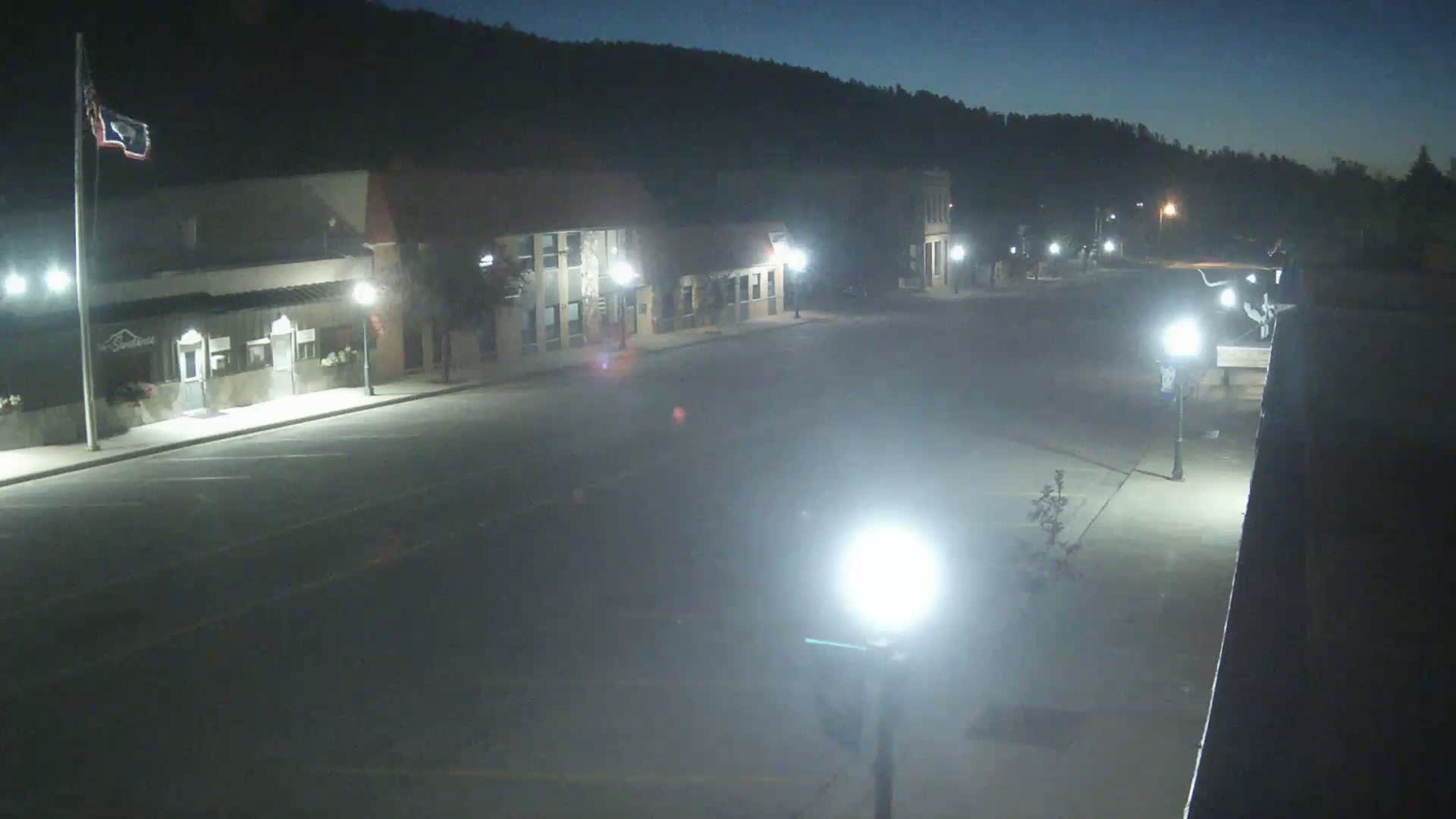 Sundance Village, East Main Street  Live Cam - Sundance, Crook, Wyoming, USA