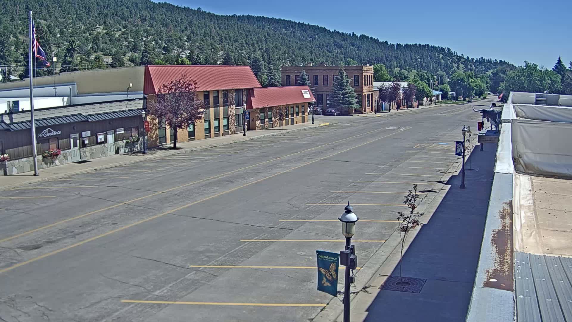 Sundance Village, East Main Street  Live Cam - Sundance, Crook, Wyoming, USA